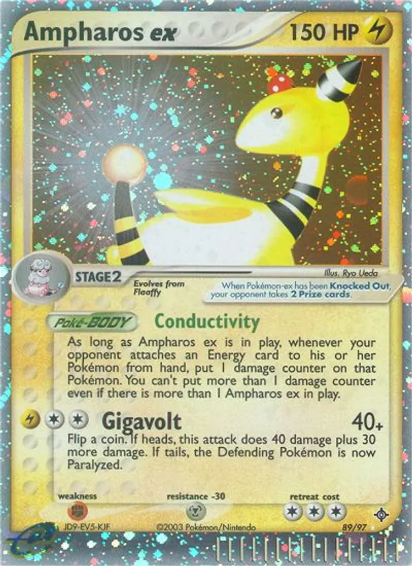 Ampharos ex — Dragon 89