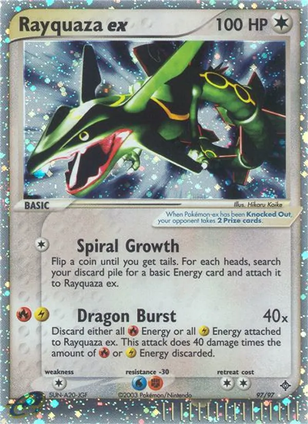 Rayquaza ex — Dragon 97