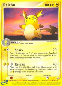 Raichu — Team Magma vs Team Aqua 13