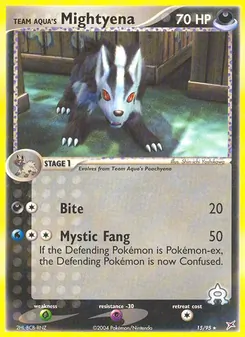 Team Aqua's Mightyena — Team Magma vs Team Aqua 15