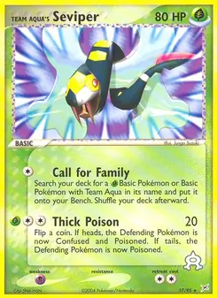 Team Aqua's Seviper — Team Magma vs Team Aqua 17