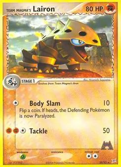 Team Magma's Lairon — Team Magma vs Team Aqua 20