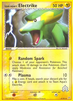 Team Aqua's Electrike — Team Magma vs Team Aqua 27