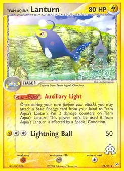 Team Aqua's Lanturn — Team Magma vs Team Aqua 28