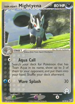 Team Aqua's Mightyena — Team Magma vs Team Aqua 30