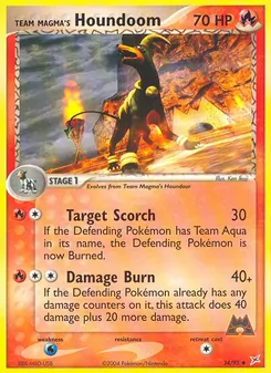 Team Magma's Houndoom — Team Magma vs Team Aqua 34