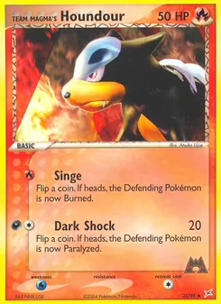 Team Magma's Houndour — Team Magma vs Team Aqua 35