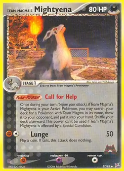 Team Magma's Mightyena — Team Magma vs Team Aqua 37