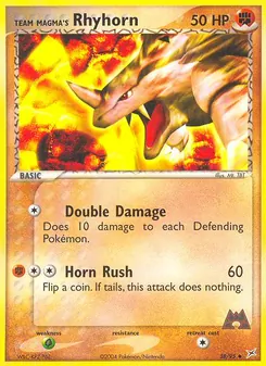 Team Magma's Rhyhorn — Team Magma vs Team Aqua 38