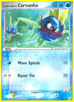 Team Aqua's Carvanha — Team Magma vs Team Aqua 48