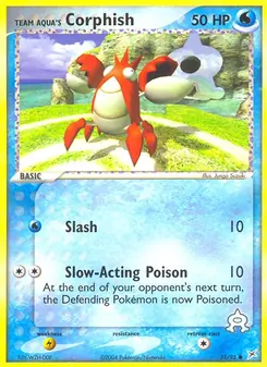 Team Aqua's Corphish — Team Magma vs Team Aqua 51