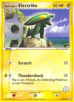 Team Aqua's Electrike — Team Magma vs Team Aqua 52