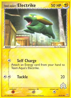 Team Aqua's Electrike — Team Magma vs Team Aqua 53