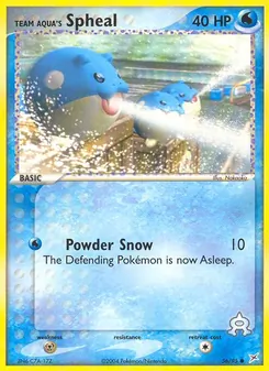 Team Aqua's Spheal — Team Magma vs Team Aqua 56