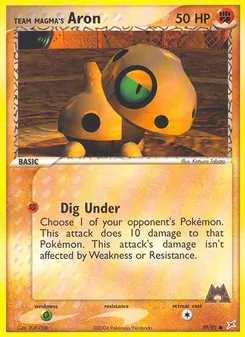Team Magma's Aron — Team Magma vs Team Aqua 59