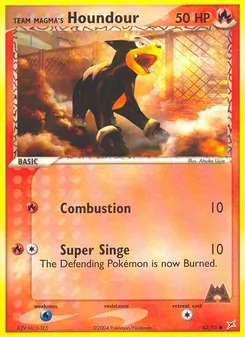 Team Magma's Houndour — Team Magma vs Team Aqua 62