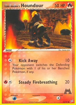Team Magma's Houndour — Team Magma vs Team Aqua 63