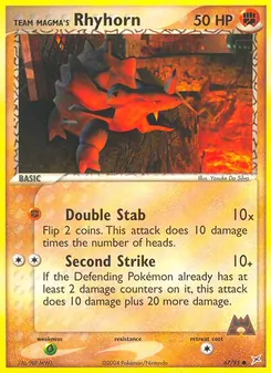 Team Magma's Rhyhorn — Team Magma vs Team Aqua 67
