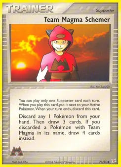 Team Magma Schemer — Team Magma vs Team Aqua 70