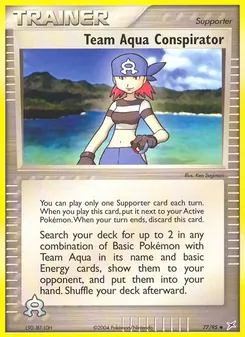 Team Aqua Conspirator — Team Magma vs Team Aqua 77