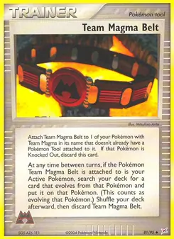 Team Magma Belt — Team Magma vs Team Aqua 81
