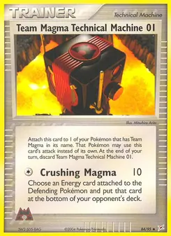 Team Magma Technical Machine 01 — Team Magma vs Team Aqua 84