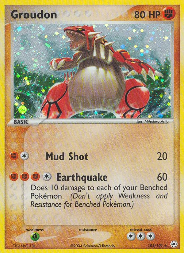 Groudon — Hidden Legends 102