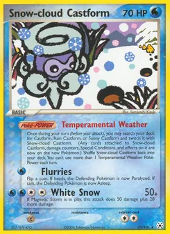 Snow-cloud Castform — Hidden Legends 25