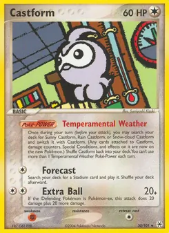 Castform — Hidden Legends 30