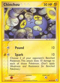 Chinchou — Hidden Legends 56