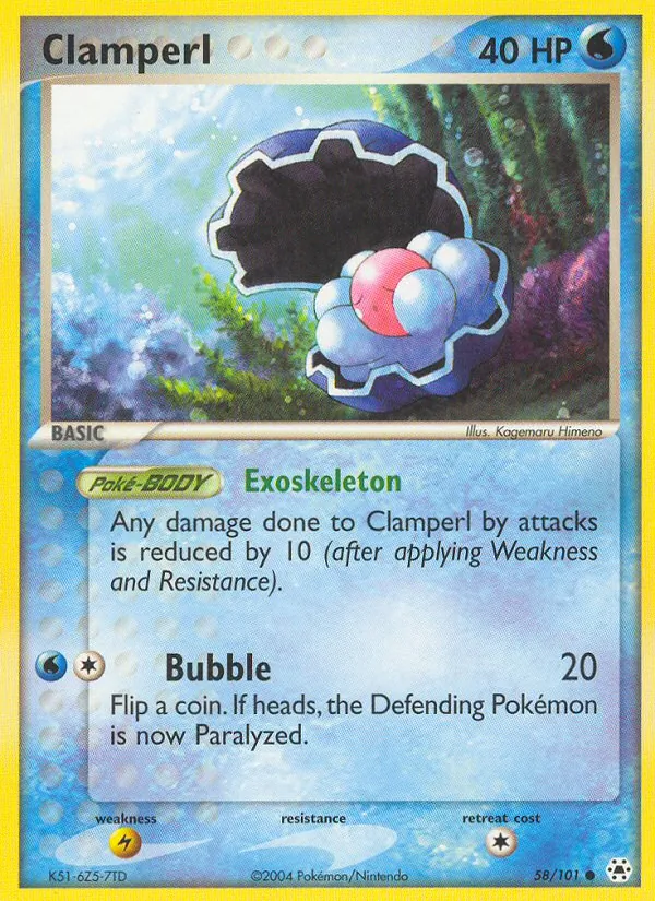 Clamperl — Hidden Legends 58