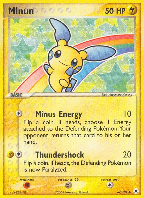 Minun — Hidden Legends 67