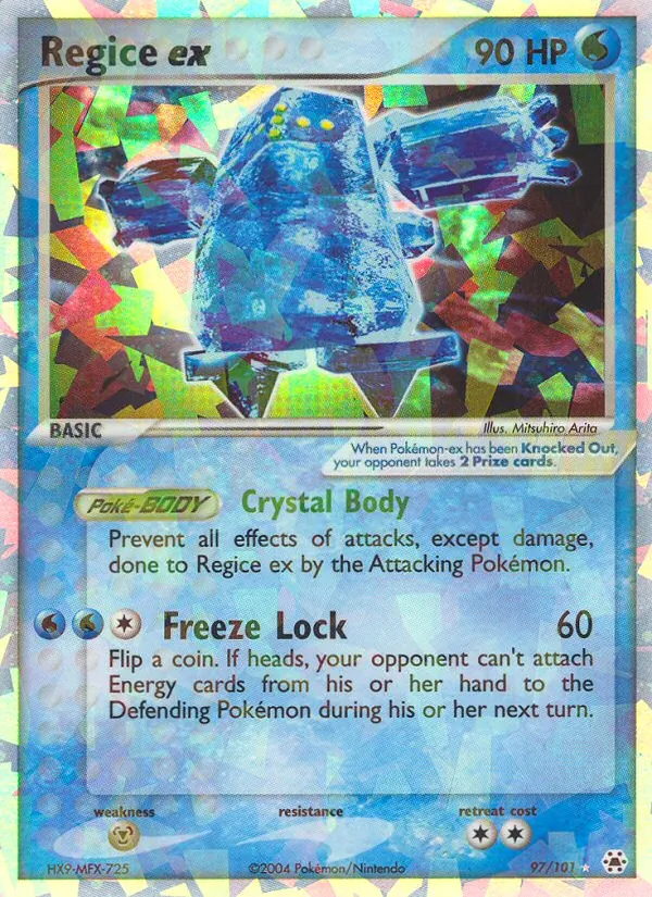 Regice ex — Hidden Legends 97