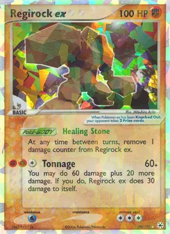 Regirock ex — Hidden Legends 98