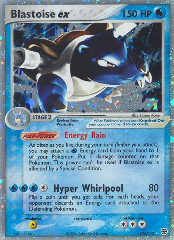 Blastoise ex — FireRed & LeafGreen 104