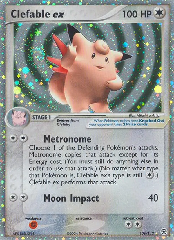 Clefable ex — FireRed & LeafGreen 106