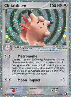 Clefable ex — FireRed & LeafGreen 106