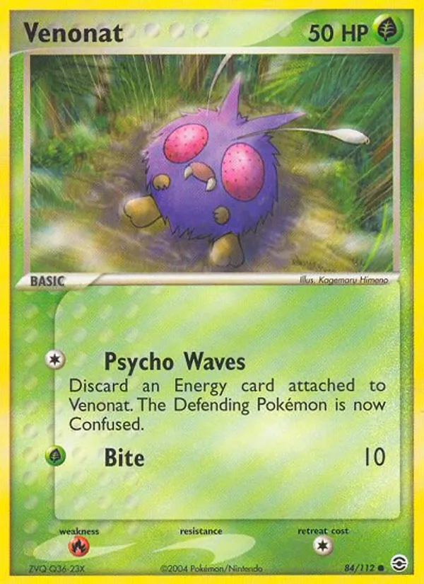 Venonat — FireRed & LeafGreen 84