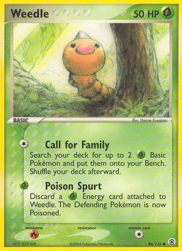 Weedle — FireRed & LeafGreen 86