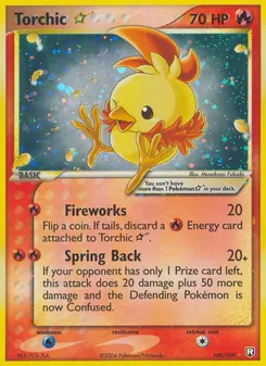 Torchic ☆ — EX O Retorno da Equipe Rocket  108