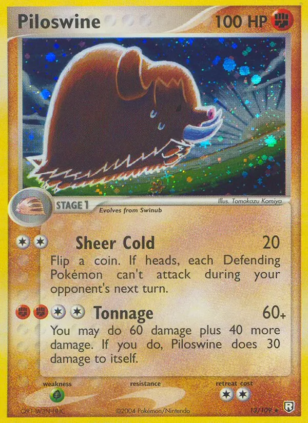 Piloswine — EX O Retorno da Equipe Rocket  13