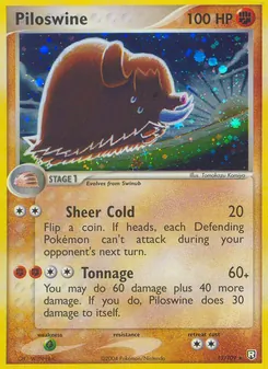 Piloswine — EX O Retorno da Equipe Rocket  13