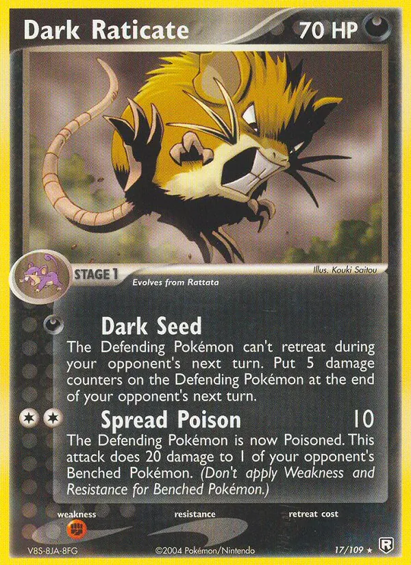 Dark Raticate — EX O Retorno da Equipe Rocket  17