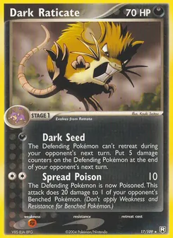 Dark Raticate — EX O Retorno da Equipe Rocket  17