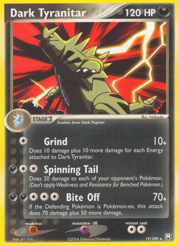 Dark Tyranitar — EX O Retorno da Equipe Rocket  19