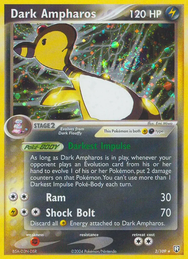 Dark Ampharos — EX O Retorno da Equipe Rocket  2