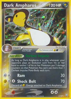Dark Ampharos — EX O Retorno da Equipe Rocket  2