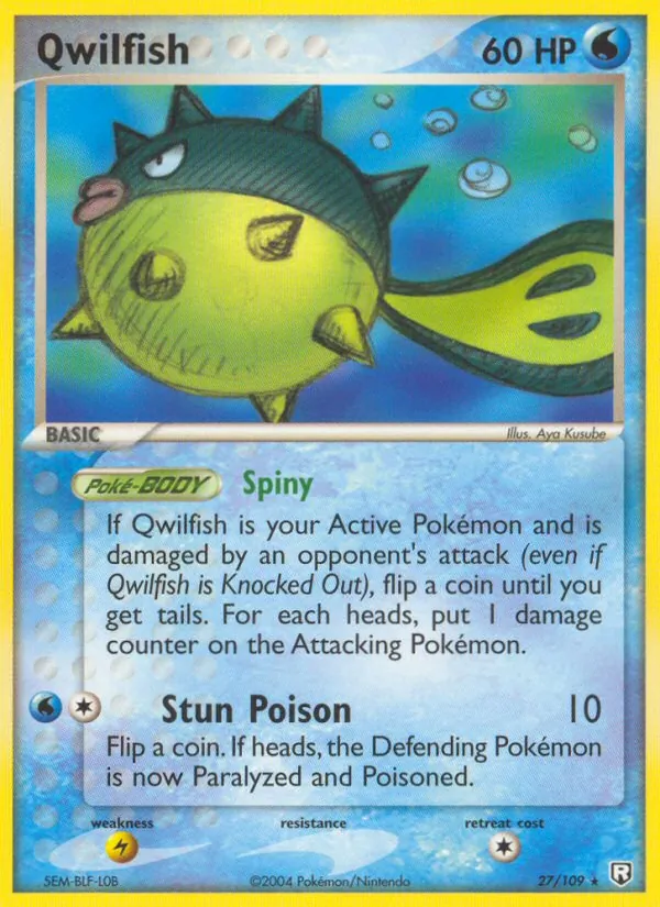 Qwilfish — EX O Retorno da Equipe Rocket  27