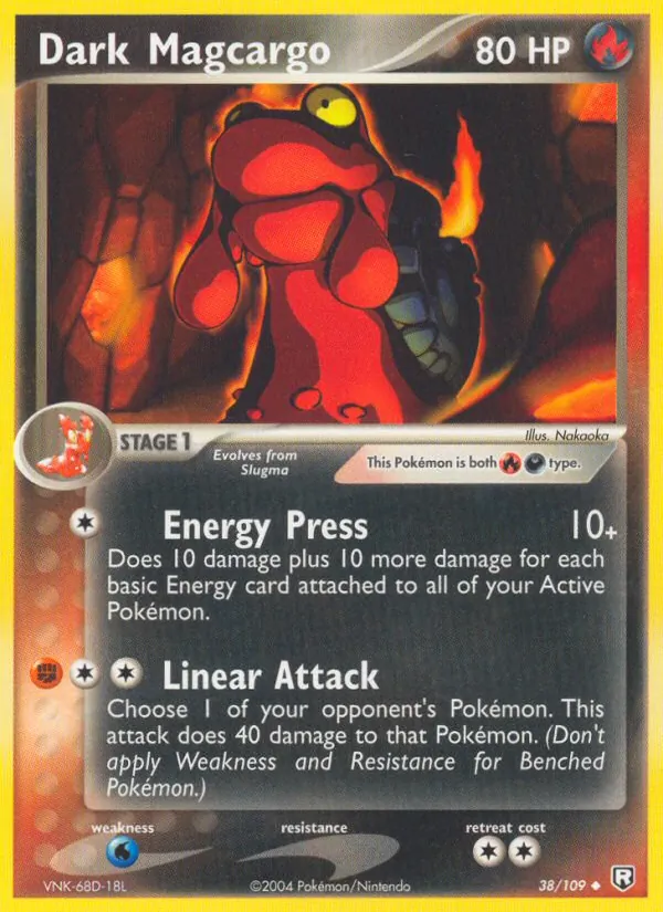 Dark Magcargo — EX O Retorno da Equipe Rocket  38