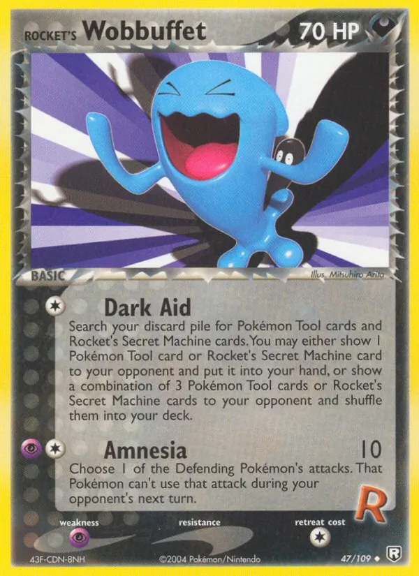 Rocket's Wobbuffet — EX O Retorno da Equipe Rocket  47
